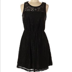Maison Jules Black Lace Dress